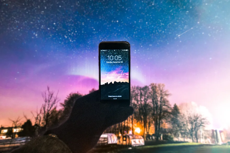 smartphone night