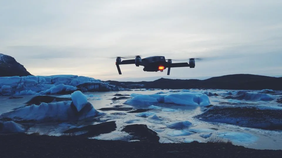 drone flying
